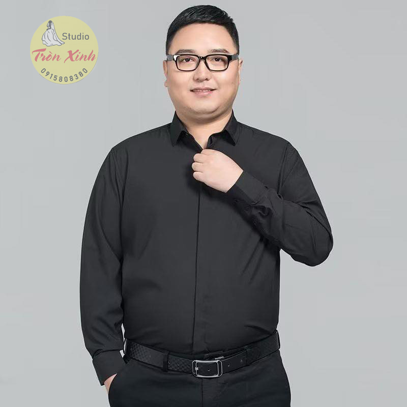shop bán áo sơ mi nam big size màu đen shop bán áo sơ mi nam big size màu đen