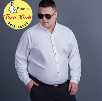 Áo Sơ Mi Nam Big Size Thời Trang Phái Mạnh Ngoại Cỡ Size Đến 10XL 1 áo sơ mi nam big size